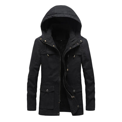 Elegante winddichte Winterjacke