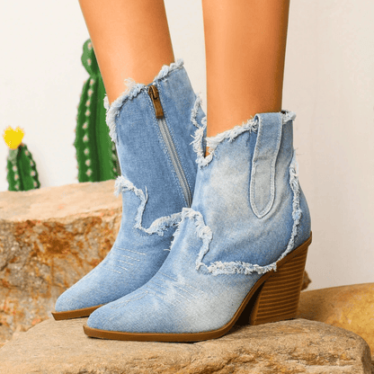 Aurela Denim Stiefeletten