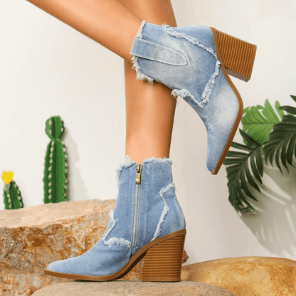 Aurela Denim Stiefeletten