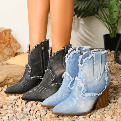 Aurela Denim Stiefeletten