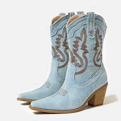 Orlaith - Denim Stiefeletten