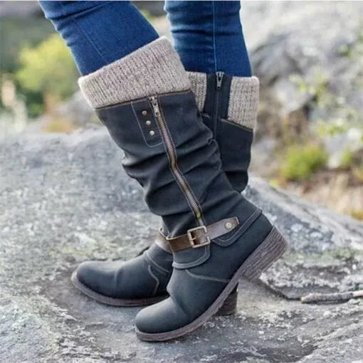 Zymara | Stiefeletten mit seitlichem Reißverschluss