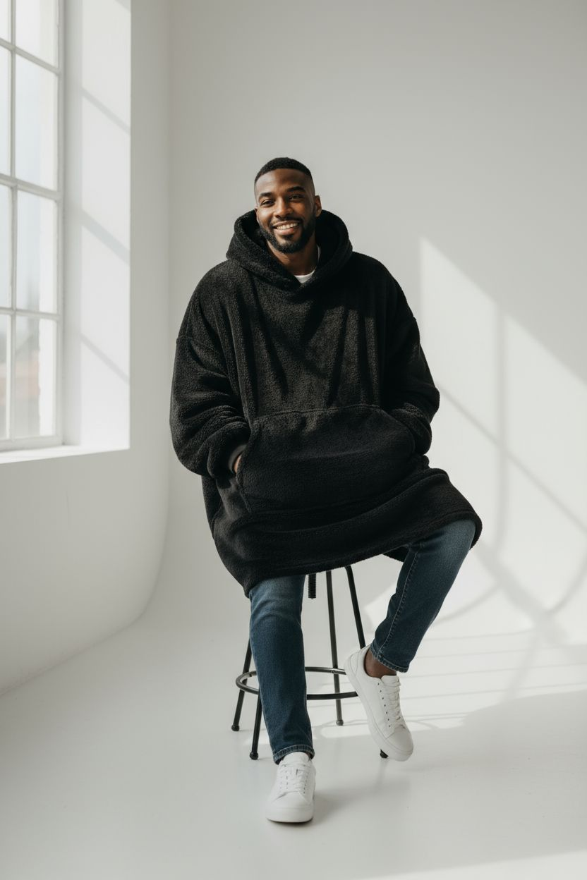 Noa Oversized Fleece Hoodie