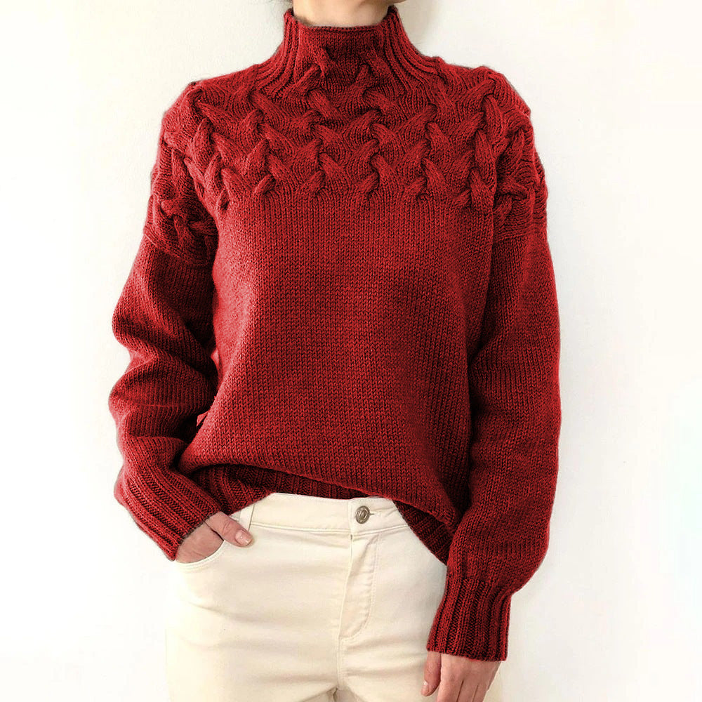 Elena | Warmer Strickrollkragenpullover