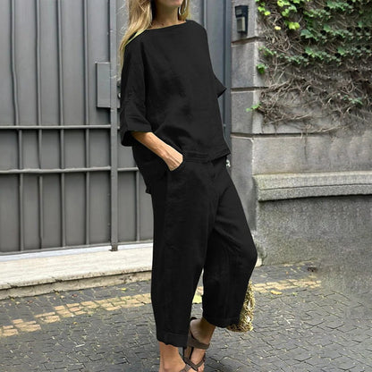 Mima - Baumwolle und Leinen Set