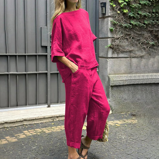 Mima - Baumwolle und Leinen Set