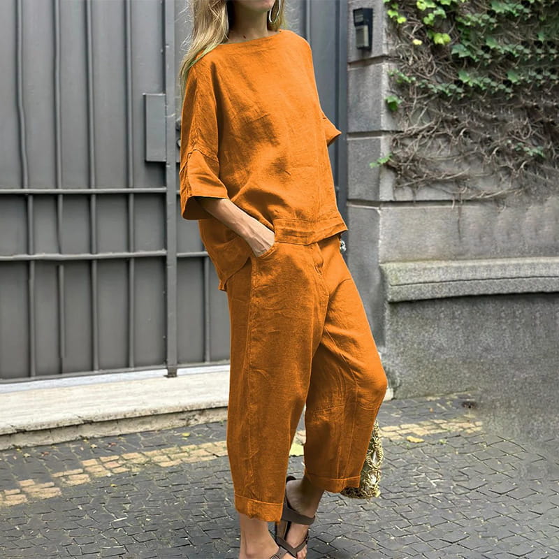 Mima - Baumwolle und Leinen Set