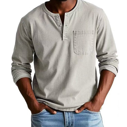 ALBAN I VINTAGE-LANGARMHEMD