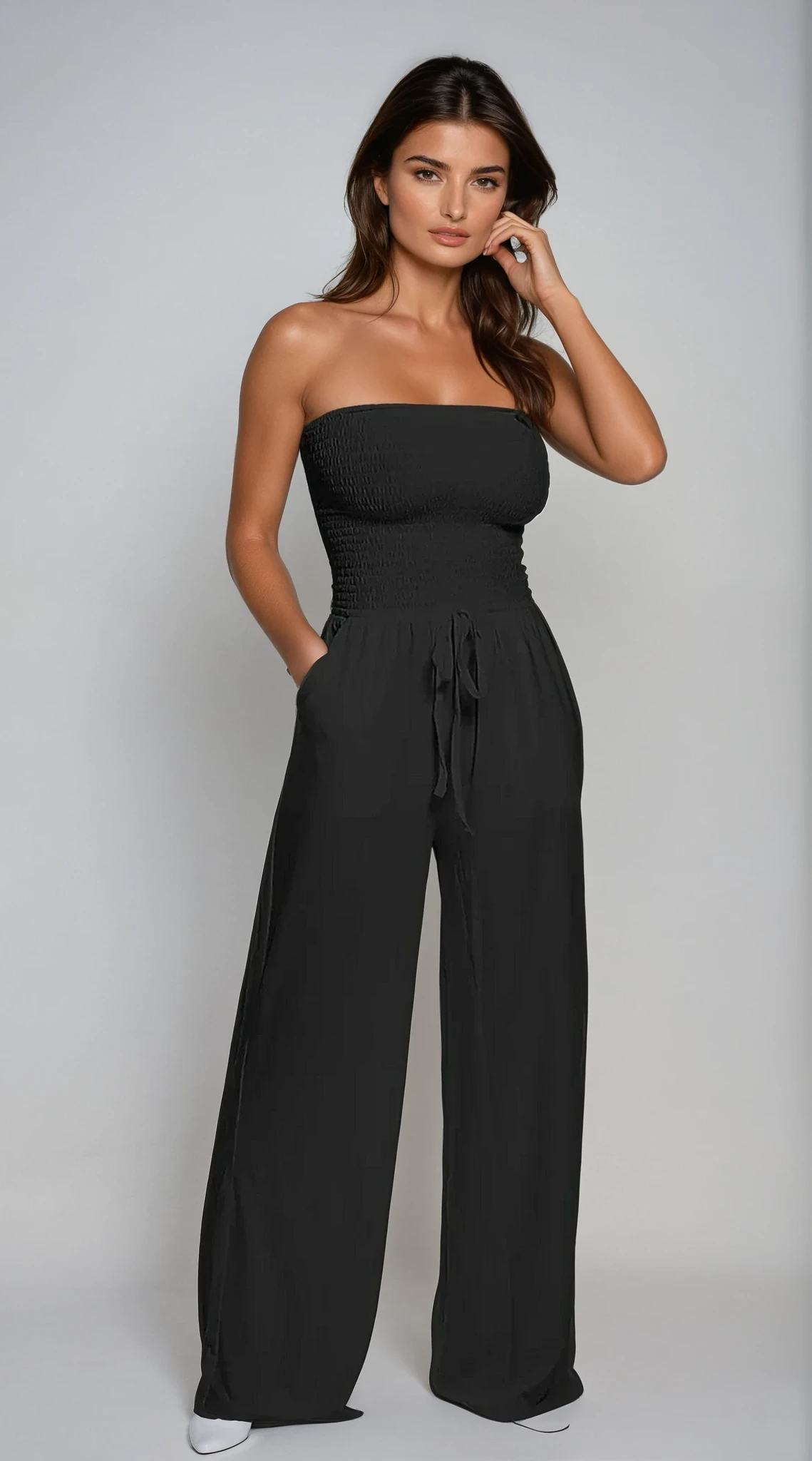 Brielle – Müheloser Strapless Jumpsuit (Kopie)