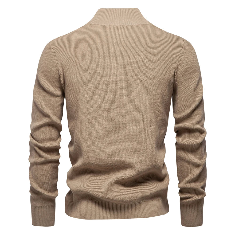 Michiel | Herrenpullover mit Knopfdesign