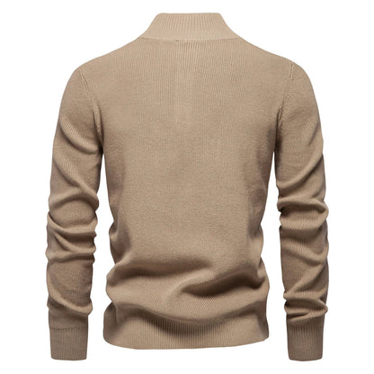 Michiel | Herrenpullover mit Knopfdesign