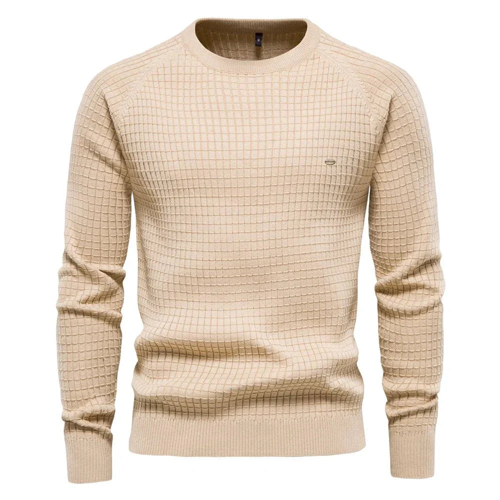 Vincent | Herrenpullover mit Rautenmuster