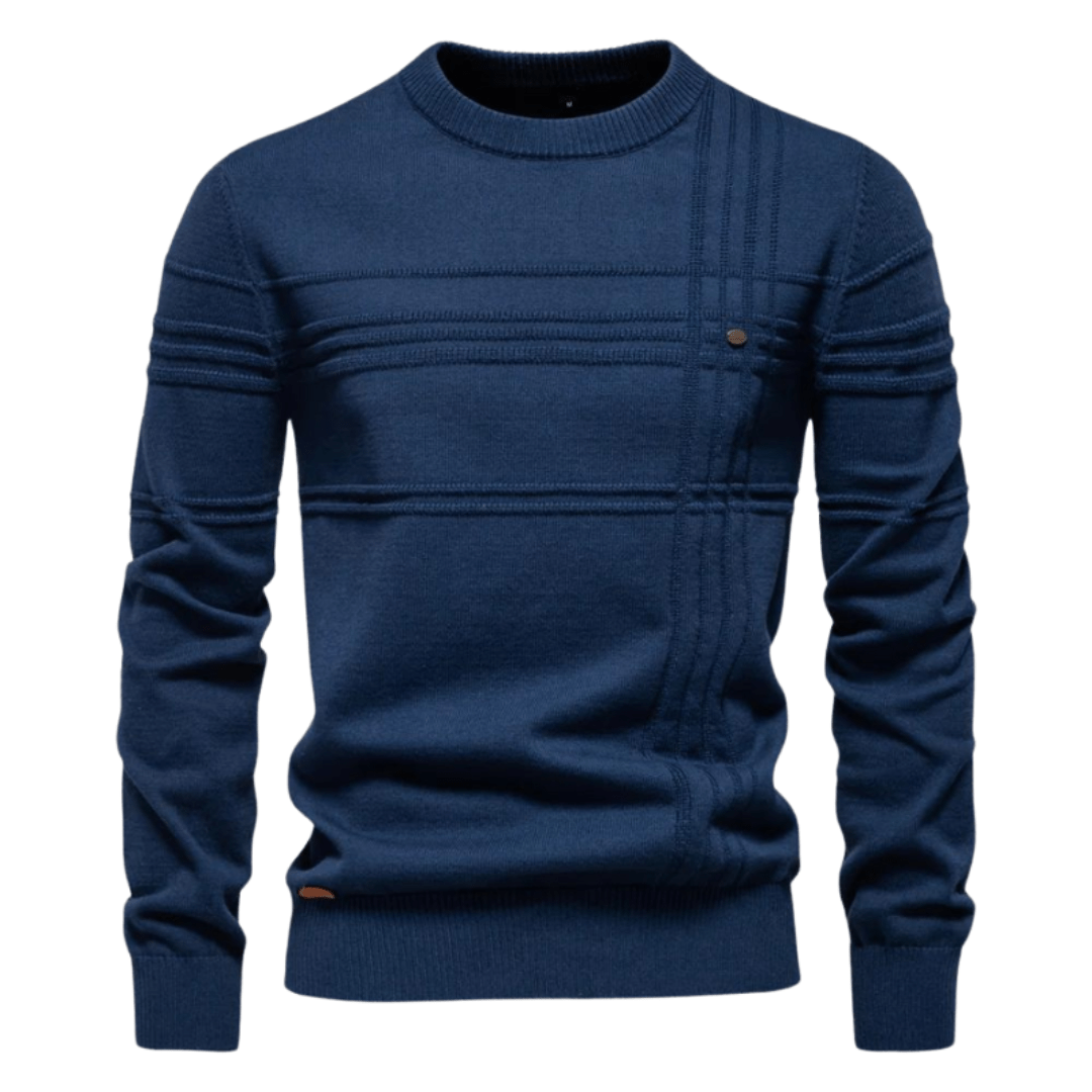 Gabriel | Herrenpullover mit Rautendesign