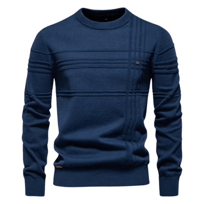 Gabriel | Herrenpullover mit Rautendesign