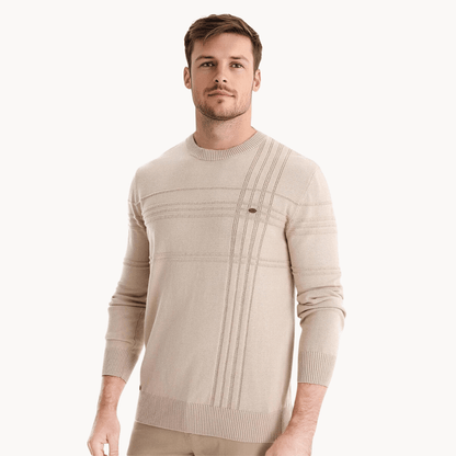 Gabriel | Herrenpullover mit Rautendesign