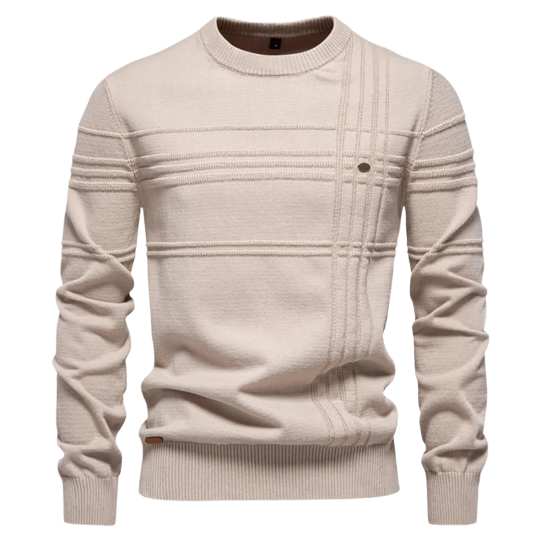 Gabriel | Herrenpullover mit Rautendesign
