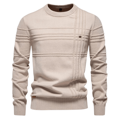 Gabriel | Herrenpullover mit Rautendesign