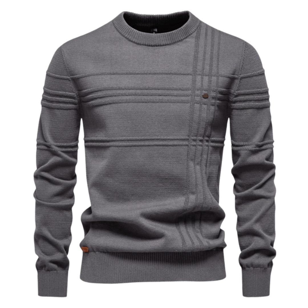 Gabriel | Herrenpullover mit Rautendesign
