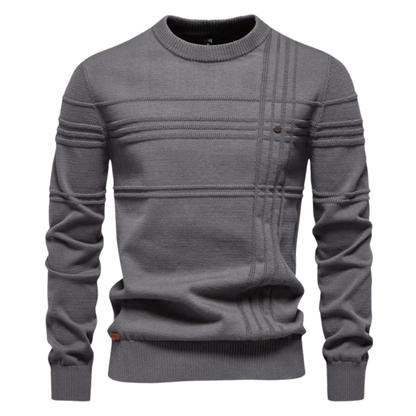 Gabriel | Herrenpullover mit Rautendesign