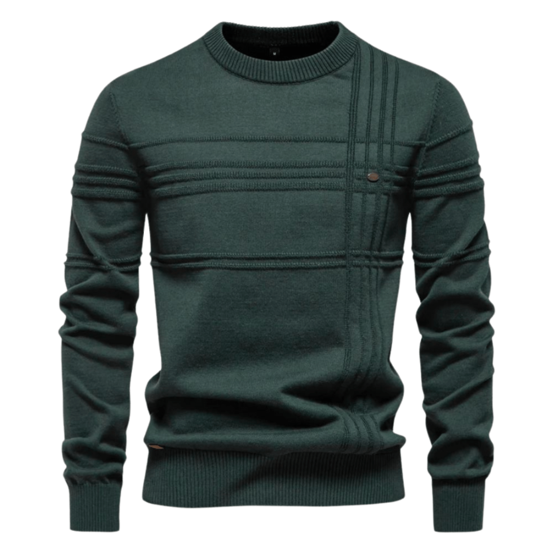 Gabriel | Herrenpullover mit Rautendesign