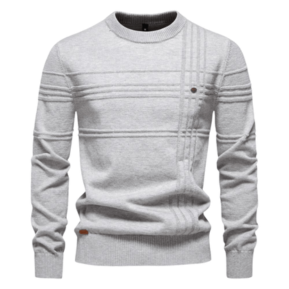 Gabriel | Herrenpullover mit Rautendesign