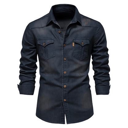 KRISTOF I STYLISCHES DENIM-HEMD