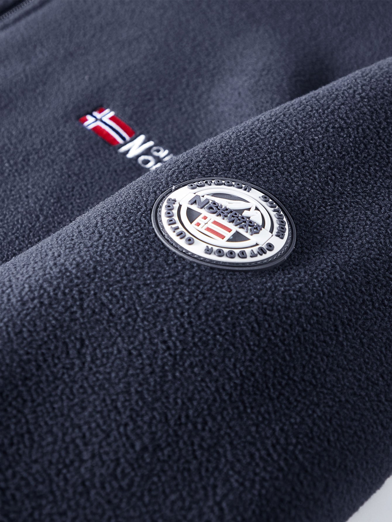 Teddy-Fleece gefütterter Polar-Fleece Kapuzenmantel