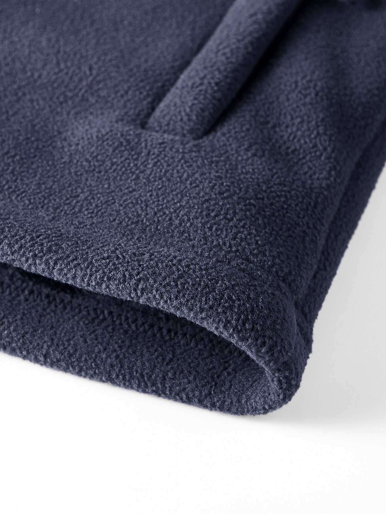 Teddy-Fleece gefütterter Kapuzenmantel aus Polar-Fleece